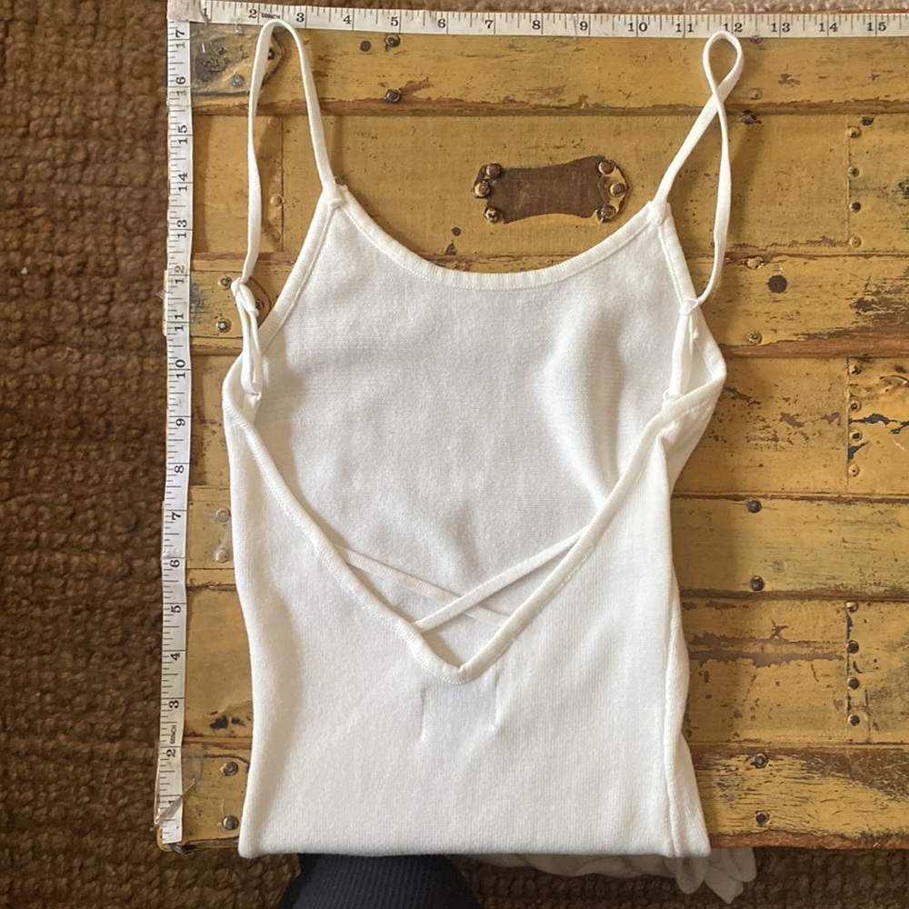 REVOLVE SNDYS WHITE MAXI DRESS SLIT BODYCON KNIT XS - Picture 15 of 15